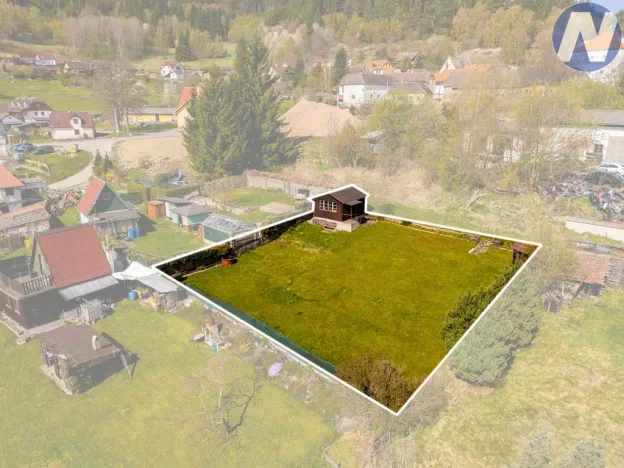 Prodej zahrady, Větřní, 503 m2