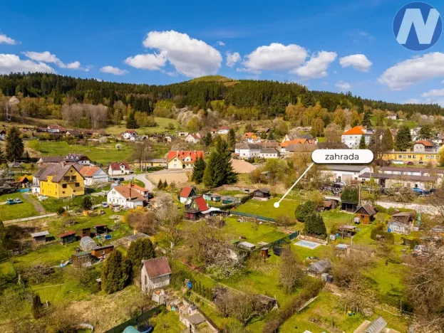 Prodej zahrady, Větřní, 503 m2