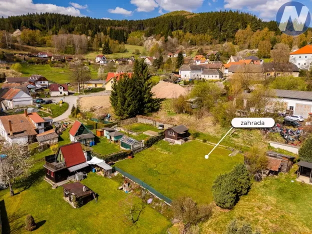 Prodej zahrady, Větřní, 503 m2