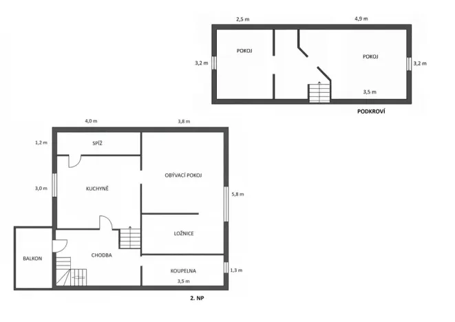 Prodej rodinného domu, Trutnov - Voletiny, K Vébrovce, 151 m2