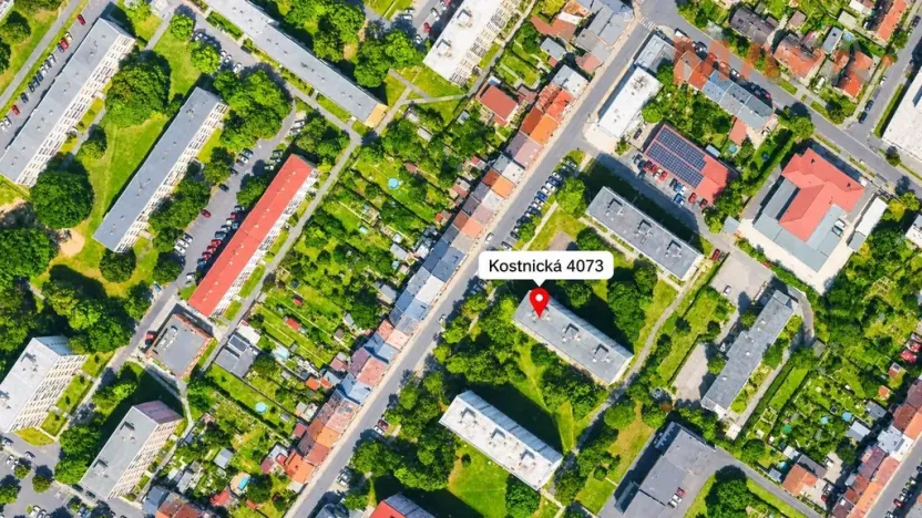Prodej bytu 2+1, Chomutov, Kostnická, 56 m2
