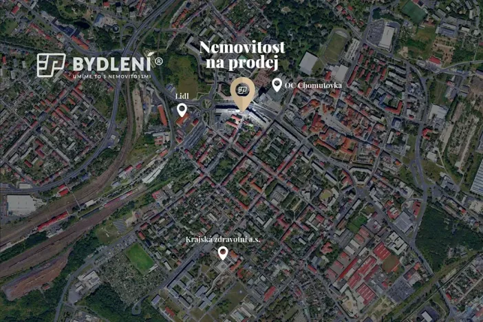 Prodej bytu 2+1, Chomutov, Palackého, 66 m2