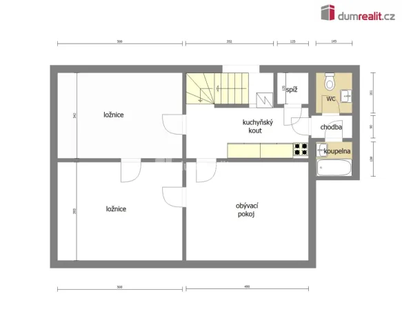 Prodej rodinného domu, Praha - Újezd nad Lesy, Zaříčanská, 106 m2