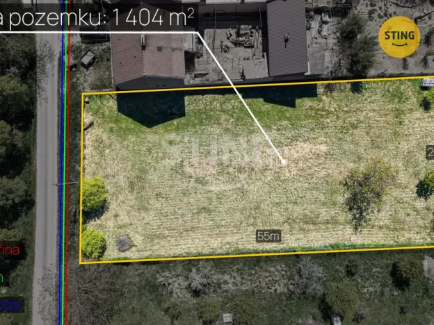 Prodej pozemku pro bydlení, Újezdec, 1404 m2