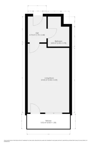 Pronájem bytu 1+kk, Praha, Poděbradská, 35 m2