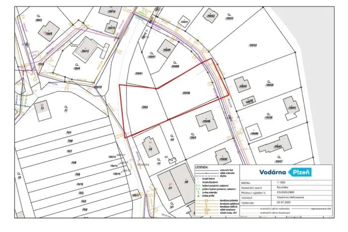 Prodej pozemku pro bydlení, Myslinka, 1244 m2