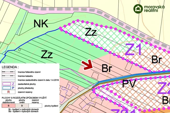 Prodej pozemku pro bydlení, Zakřany, 1216 m2