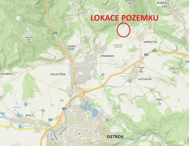 Prodej louky, Ostrov, 177325 m2