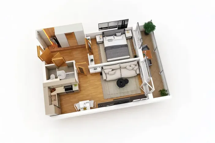Prodej bytu 2+kk, Praha - Prosek, Novoborská, 43 m2