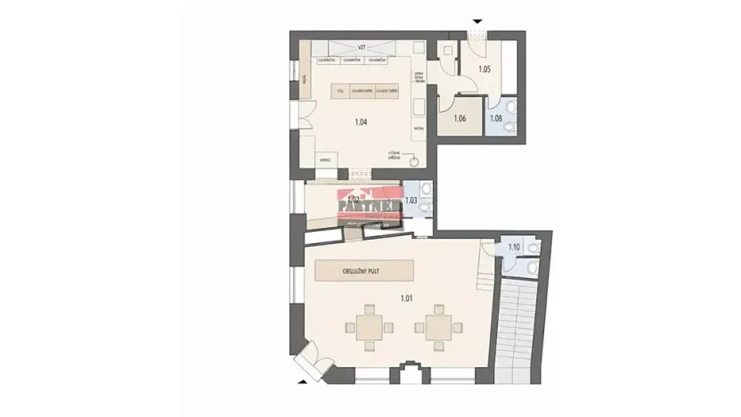 Prodej činžovního domu, Veselí nad Lužnicí, náměstí T. G. Masaryka, 262 m2