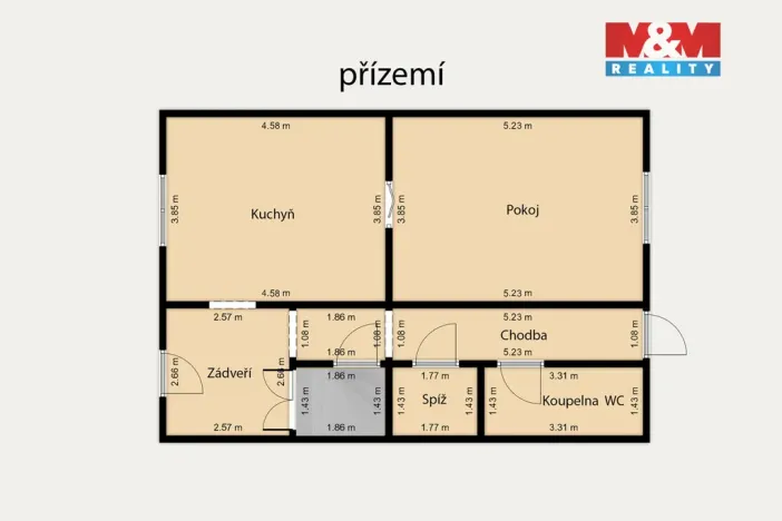 Prodej rodinného domu, Aš, Šumavská, 92 m2