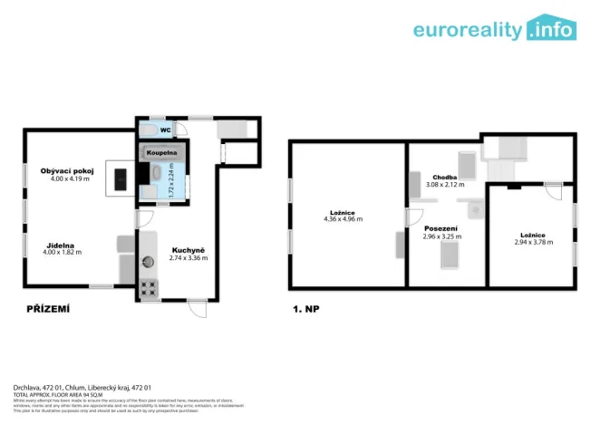 Prodej chaty, Chlum - Drchlava, 124 m2