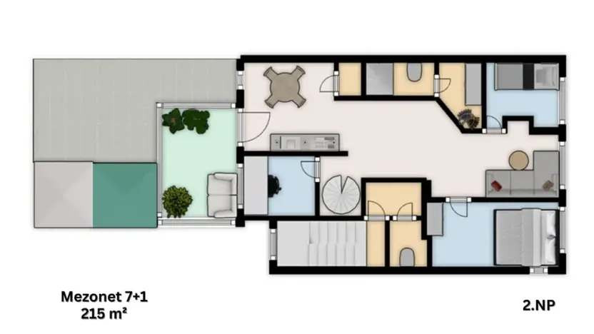 Prodej vícegeneračního domu, Zlín, třída Tomáše Bati, 1023 m2