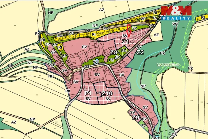 Prodej pozemku pro bydlení, Hradiště, 3518 m2