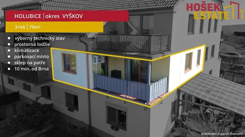 Prodej bytu 3+kk, Holubice, 79 m2