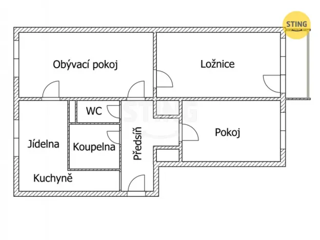 Prodej bytu 3+1, Prostějov, Holandská, 67 m2