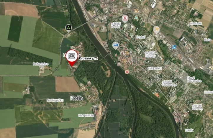 Prodej bytu 3+1, Hořín - Brozánky, 75 m2