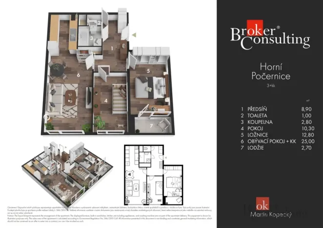 Prodej bytu 3+kk, Praha - Horní Počernice, Chodovická, 68 m2
