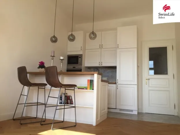Pronájem bytu 1+kk, Praha - Vinohrady, Korunní, 35 m2
