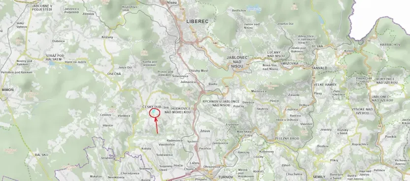 Prodej pozemku, Český Dub, 19364 m2