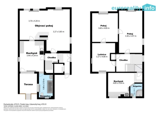 Prodej rodinného domu, Česká Lípa, Partyzánská, 160 m2