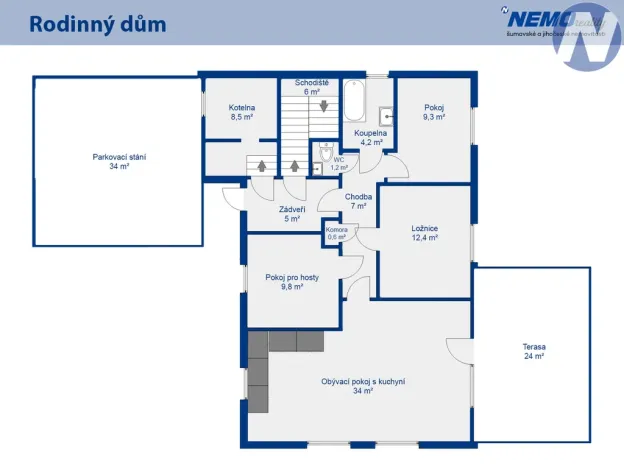 Prodej rodinného domu, Světlá nad Sázavou, Pod Kadlečákem, 104 m2