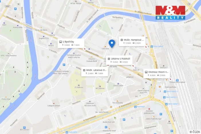 Pronájem bytu 1+1, Olomouc - Hodolany, Zeyerova, 34 m2
