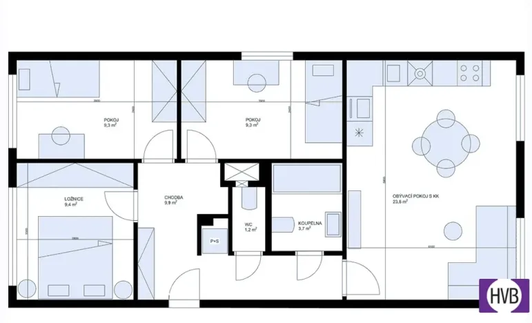 Prodej bytu 4+kk, Praha, Rembrandtova, 70 m2