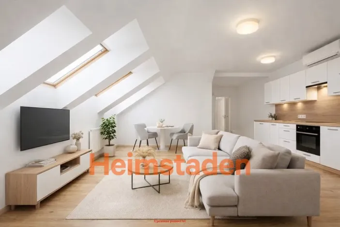 Pronájem bytu 2+kk, Ostrava - Poruba, náměstí Boženy Němcové, 54 m2