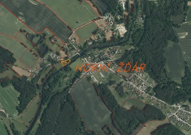 Prodej pozemku, Jindřichův Hradec - Horní Žďár, 2499 m2