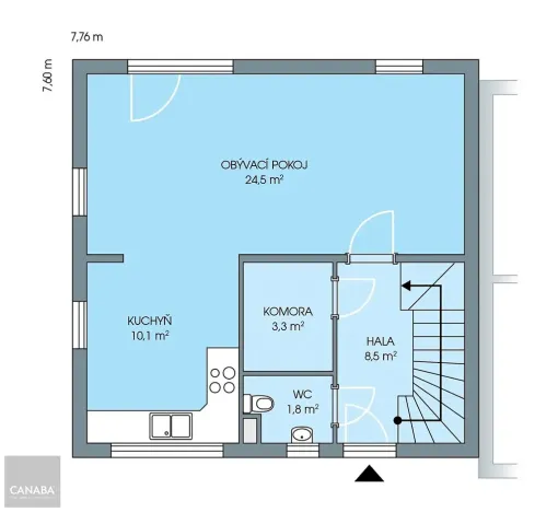 Prodej rodinného domu, Káraný, 97 m2