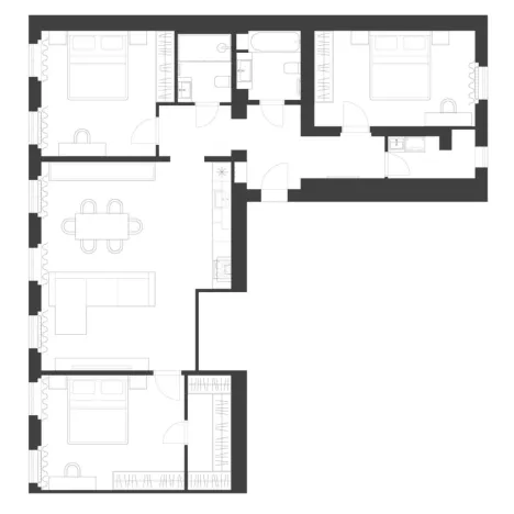 Prodej bytu 3+1, Karlovy Vary, I. P. Pavlova, 117 m2