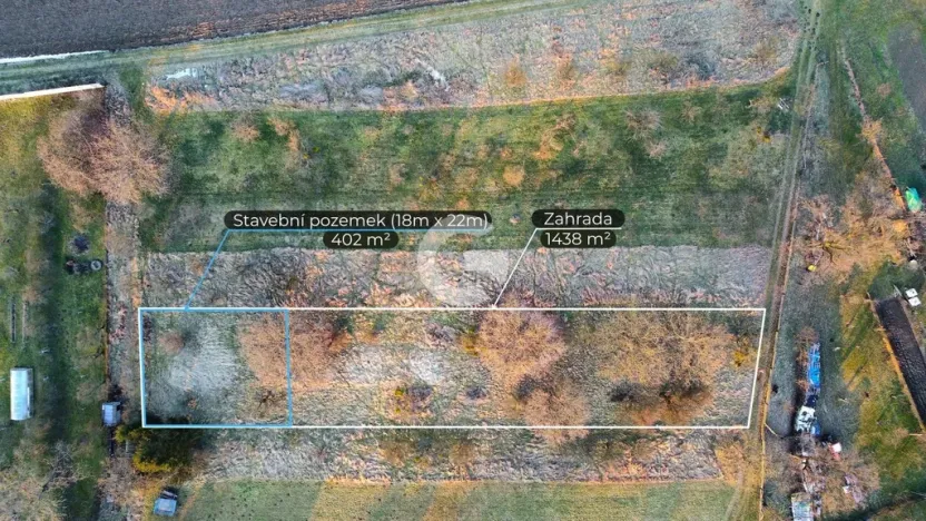 Prodej pozemku pro bydlení, Bystřice pod Hostýnem - Sovadina, 1840 m2