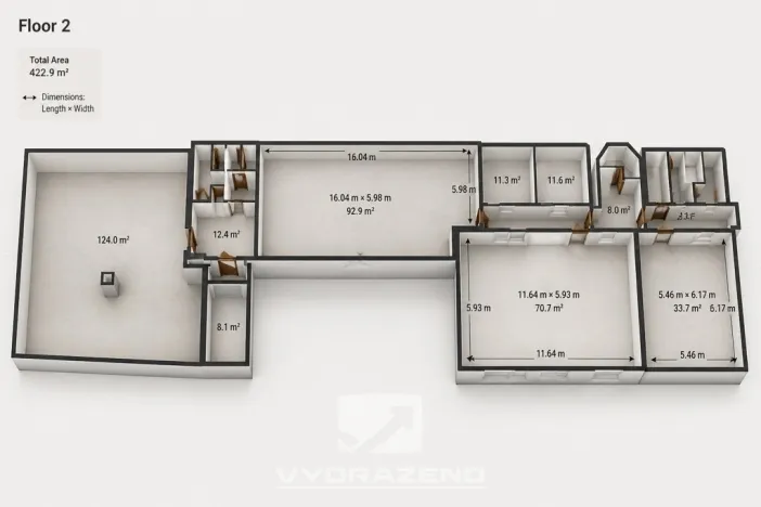 Prodej obchodního prostoru, Mladá Boleslav - Mladá Boleslav IV, Ptácká, 1800 m2