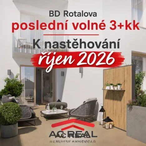 Prodej bytu 3+kk, Brno - Husovice, Rotalova, 54 m2