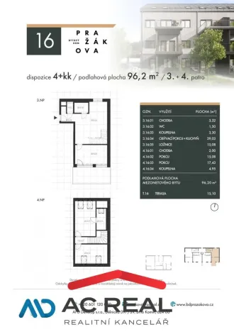 Prodej bytu 4+kk, Brno - Horní Heršpice, Pražákova, 96 m2