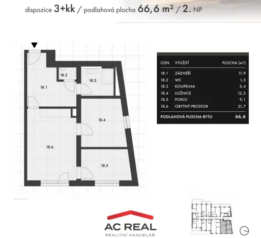 Prodej bytu 3+kk, Brno, Košuličova, 67 m2