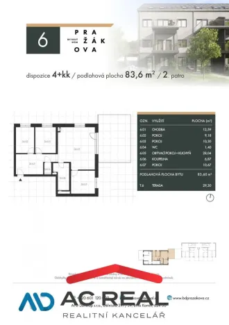 Prodej bytu 4+kk, Brno - Horní Heršpice, Pražákova, 83 m2