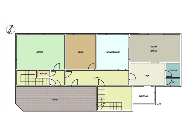 Prodej rodinného domu, Červený Kostelec - Horní Kostelec, 274 m2