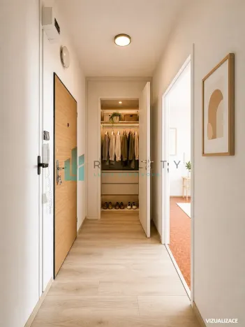 Prodej bytu 2+1, Hodonín, Jižní, 43 m2