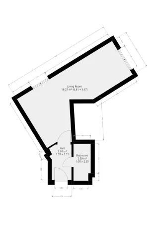 Pronájem bytu 1+kk, Škvorec - Třebohostice, 23 m2
