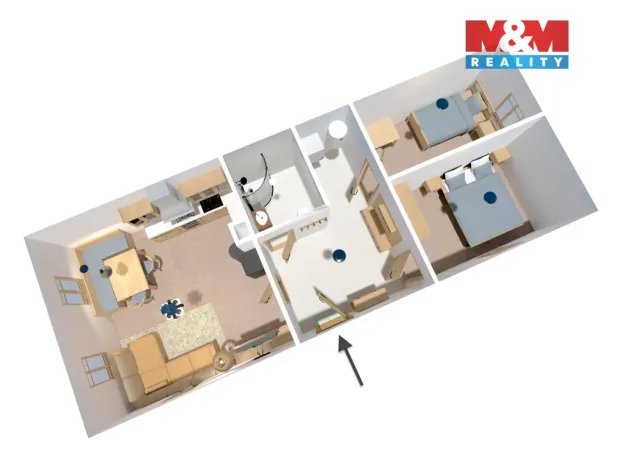 Prodej rodinného domu, Češov, 55 m2