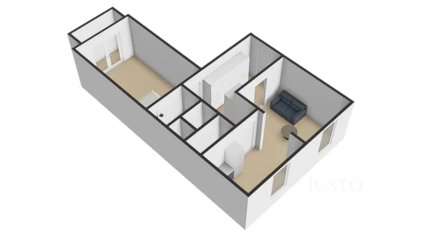 Prodej bytu 2+kk, Most, W. A. Mozarta, 57 m2