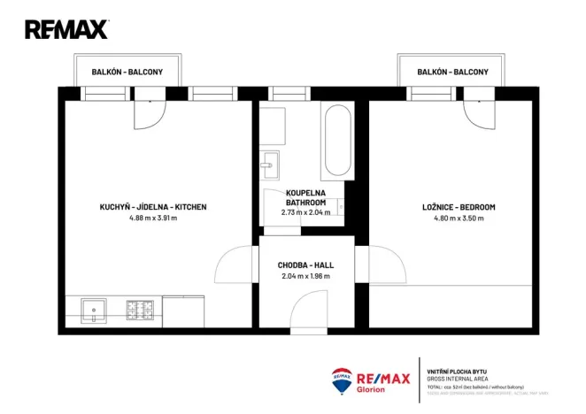 Pronájem bytu 2+kk, Karlovy Vary, Svahová, 45 m2