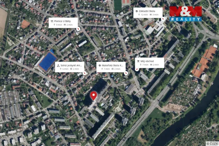 Pronájem bytu 1+kk, Hradec Králové - Pražské Předměstí, Hrubínova, 35 m2