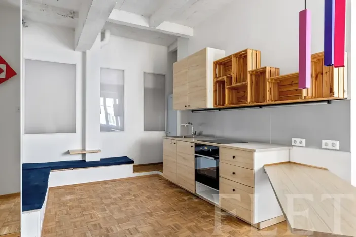 Pronájem bytu 2+kk, Praha - Holešovice, Jateční, 56 m2