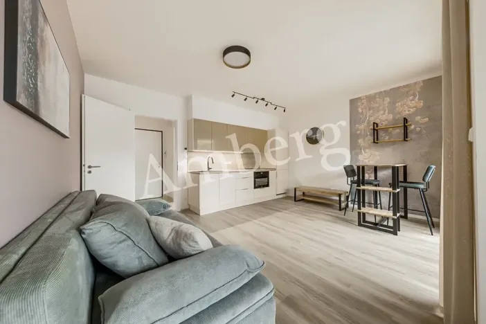 Pronájem bytu 1+kk, Praha - Karlín, U Sluncové, 33 m2