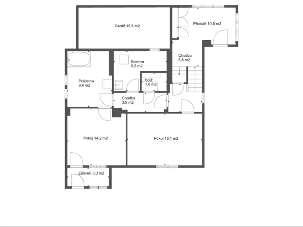 Prodej rodinného domu, Hýskov, Zabranská, 180 m2