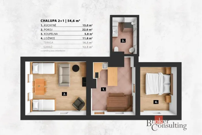 Prodej chalupy, Troskovice, 55 m2
