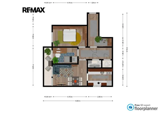 Pronájem bytu 3+1, Praha - Háje, Rašova, 65 m2